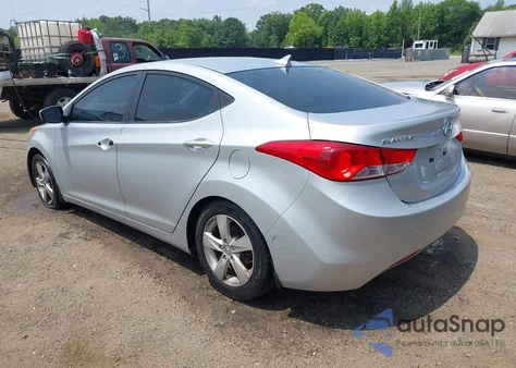 2013 Hyundai Elantra Gls from USA, damaged, VIN 5NPDH4AEXDH397964